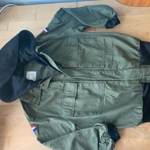 Urban outfitters converted military jacket
